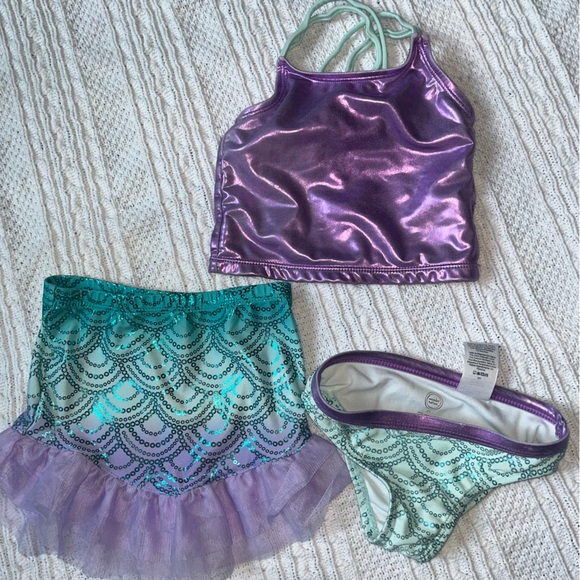 Little Mermaid Toddler Swimsuit - Picture 1 of 3